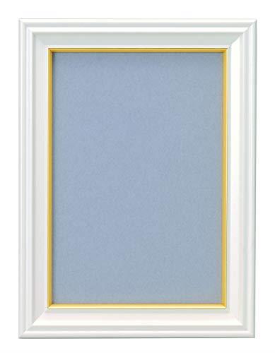 FUJICOLOR 額縁 肖像額 パールホワイト 無反射ガラス L 木製 ホワイト 406249 41064