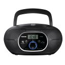 TOSHIBA(東芝) CDラジオ Bluetooth搭載 横型コンパクト TY-CW10(K) ブラック