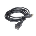 ビートソニック USB/HDMI延長ケーブル トヨタ/ダイハツ車用 スペアスイッチホールがUSB/HDMI入力端子に変身 純正のような取付が可能 ! (USB15 USB/HDMI サイズ23x23)
