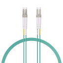 10Gtek OM3 マルチモード デュプレックス LC/LC 10Gb 40Gb 光ファイバーケーブル 50/125μm 2m