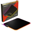SteelSeries ゲーミングマウスパッド 2ゾーン RGB イルミネーション 32cm×27cm×0.4cm QcK Prism Cloth Medium...