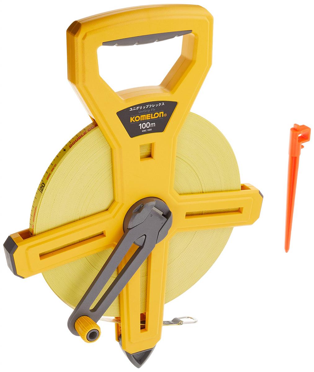 Komelon コメロン 巻尺 ファイバーグラステープ 13mm幅 100M KMC-1800