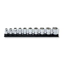 Ko-ken(コーケン) Z-EAL 六角ソケットレールセット 差込角 12.7mm (1/2インチ) 10個組 RS4400MZ/10