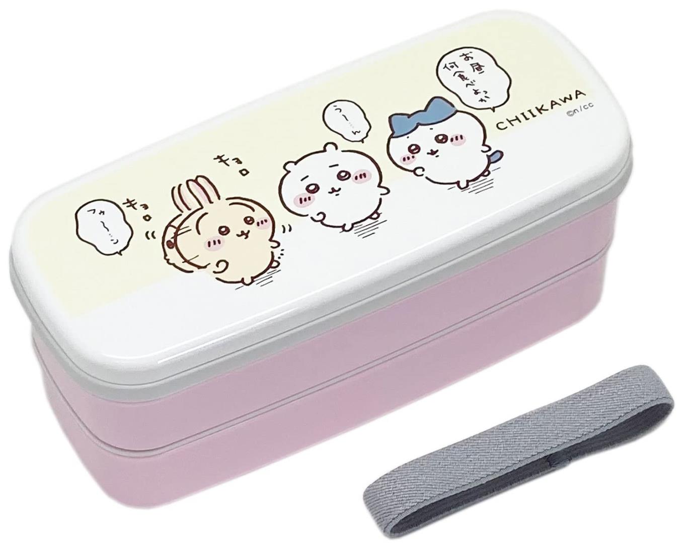 オーエスケー ちいかわ ランチボックス二段 PW 28 仕切付