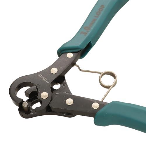 楽天YUZURIHAショップ　楽天市場店The Beadsmith （ビーズスミス） ワンステップ ルーパー ペンチ 3mm 24～18G クラフトワイヤー 即座 均一なループ作成 ロザリオ/イヤリング/ブレスレット/ネックレス/ワイヤージュエリー用 1つの手順