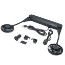 星光産業 車内用品 EXEA(エクセア) ヘッドレストファン EE-109 ブラック