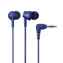 オーディオテクニカ ATH-CK350X BL イヤホン 有線 カナル型 再生プラスチック配合 抗菌 小型 ブルー(2)