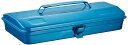 トラスコ中山(TRUSCO) 山型工具箱 304X164X123 ブルー Y-280-B(4)
