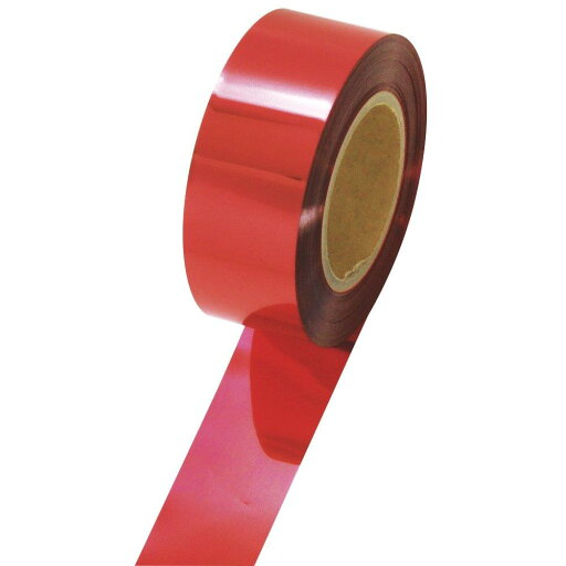 タカ印 テープ 40-4476 メッキテープ 業務用 幅50mm×200m巻 赤 タカ印 テープ 40-4476 メッキテープ 業務用 幅50mm×200m巻 赤