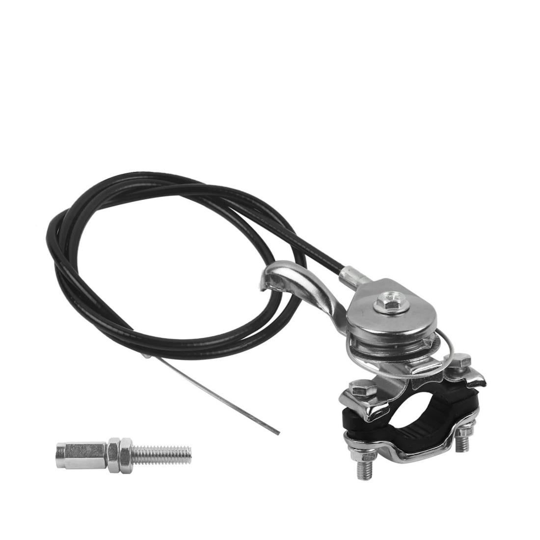 芝刈り機アクセルスロットルレバーサムスロットルハンドルコントロールケーブルスイッチ芝刈り機除雪機..