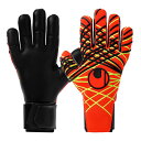 uhlsport (ウールシュポルト) 試合用 サッカー GK キーパーグローブ ファイアエディション アブソルートグリップ ハーフネガティブ フィット 101...