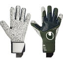 uhlsport (ウールシュポルト) 試合用 サッカー GK キーパーグローブ SC アース スーパーグリップ+ハーフネガティブ 1011261 012 7 ...