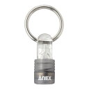 アネックス(ANEX) ビットホルダー クイックタイプ リング付 黒 AQH-K