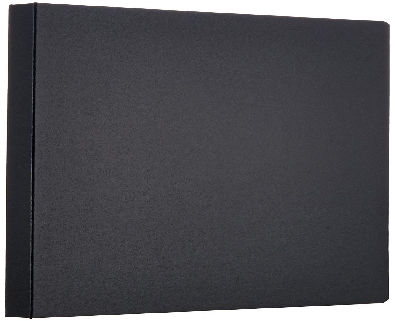 ナカバヤシ クリップボード A4 S型 バインダー 二つ折り ブラック QBC-A401-D