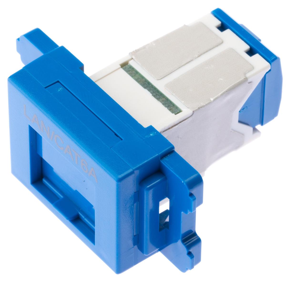 パンドウイットコーポレーション Cat6A JISプレート用ジャックキット 青 JAOSSP6ATGBU