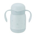 リッチェル(Richell) トライ もれない保冷ストローマグ 300 ライトグレー 1個 7カ月頃から 300ml