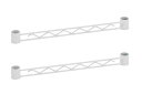 ベーシックシリーズ ハンガーレール 300mm用 ホワイト (2本入) BA112W ホームエレクター後継品