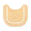 オカ(OKA) コムフォルタ6 トイレマット 約43cm×47cm ベージュ (シンプル かわいい カジュアル 無地)