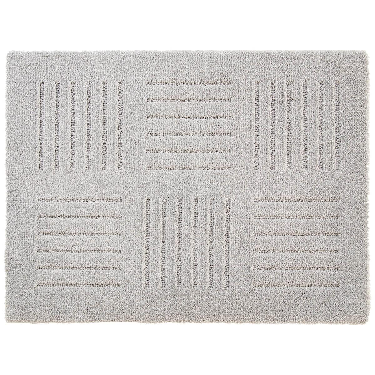 オカ(OKA) ジョイントキッチンマット ピタプラス 1枚 約45cm×60cm グレー (洗える 吸着 すべり止め)