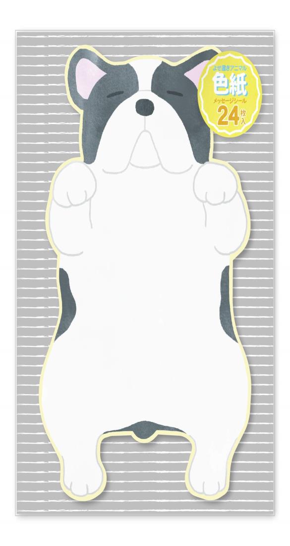 アルタ 色紙 アニマル ブルドッグ H29.8×W21.7cm ブル AR0819145