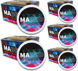 クリーム 5個セット MADDD EX 送料無料 マッドEX マッドイーエックス 正規販売店 男性 クリーム ローション 自信 アルギニン フェロモン マッサージ 50g×5個