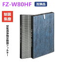FZ-W80HF シャープ 集じんフィルター KC-W80 KC-Y80 KC-Z80 対応 制菌HEPAフィルター 加湿空気清浄機用 交換フィルター FZW80HF 空気清浄機用交換部品 取り替え用 互換品|詳細画像