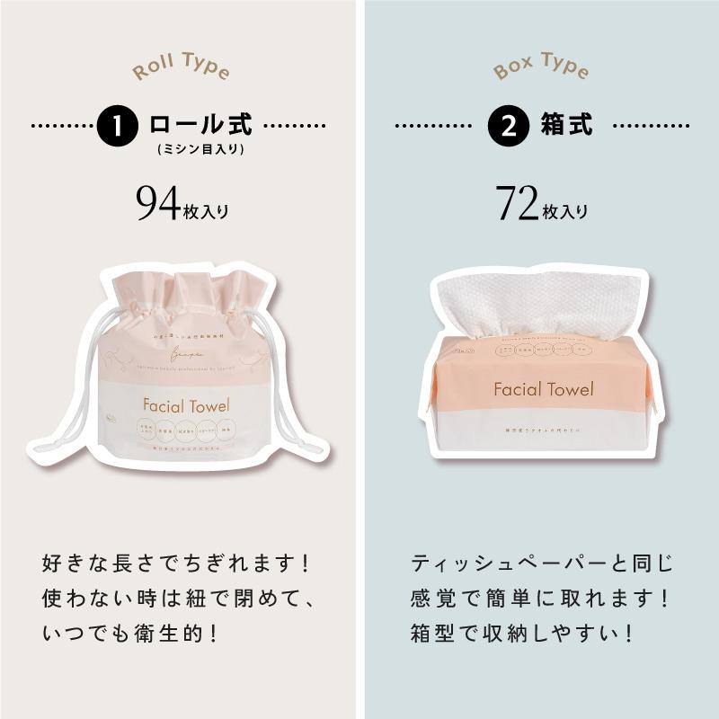フェイシャルタオル フェイスタオル ミシン目付き 吸水性 使い捨てタオル クレンジングタオル 敏感肌 大判 厚手 コンパクト フェイスタオル 洗顔タオル 使い捨て 化粧 メイク落とし クレンジング facial towel 3