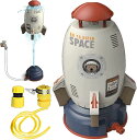 ロケットのおもちゃ スペースロケットスプリンクラー 360度回転式水噴霧器 ロケットスプリンクラーおもちゃ 屋外水遊びのおもちゃ 噴水ロケット 親子のふれあい ...