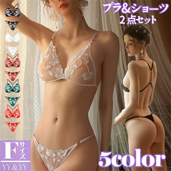 【1500円OFFクーポン有】【20％OFF】セクシーランジェリー ブラショーツ 2点セット セクシー ランジェリー 超過激 下着 上下セット セクシーランジェリー すけすけ シースルー エロ下着 レディ…