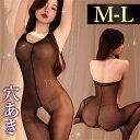 【10%OFFクーポン有】ボディストッキング セクシーランジェリー 超過激 穴あき ボディタイツ ドット柄 網タイツ セクシー ストッキング 全身ボディタイツ ...