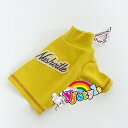 ワッペン付き ·長袖 ニット tシャツ 伸縮性があり 犬服 冬 犬の服 ドッグウェア 着回し おしゃれ かわいい