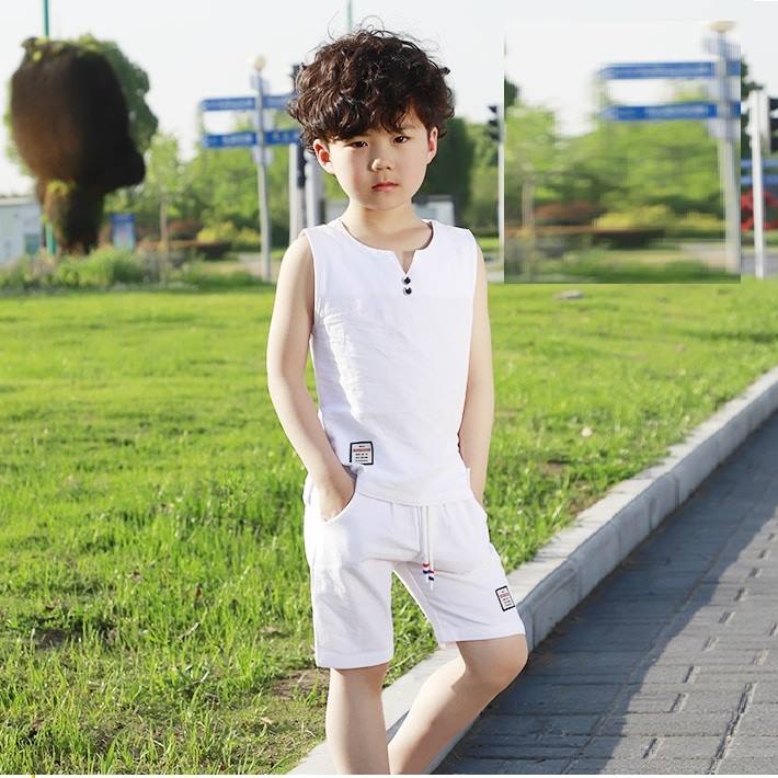 [BAOBAO]【バオバオ】fs3gm【子供服】【韓国子供服】（kids）] fs04gm [男の子」【女の子】パンツ上下セット　ノースリップトップスと半ズボン上下セット　サマースーツ　フォーマルスーツ【上下セット】【90】【100】【110】【120】【130】【140】