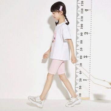 7月9日 再入荷 Kids pants★薄手5分丈レギンス 女の子 ボトムス レギパン レギンス パンツ スパッツ ペチコート ペチパンツ パンチラ予防 インナーパンツ fs04gm 子供パンツ 韓国子供服 ブラック パープル ピンク ショッキングピンク グレー ブラック ブルー 100cm-150cm
