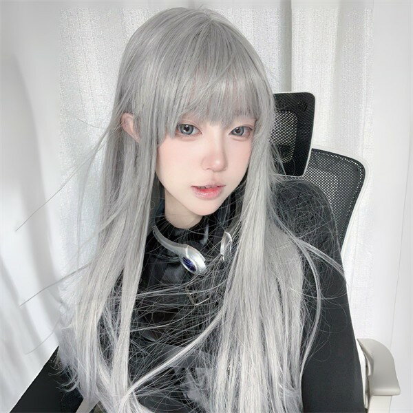 【送料無料】ウィッグ レディース フルウィッグ ロング 前髪あり 可愛い かわいい 大人用 コスプレ ロリータ ゴスロリ コスチューム 原宿風 仮装 超自然 かつら