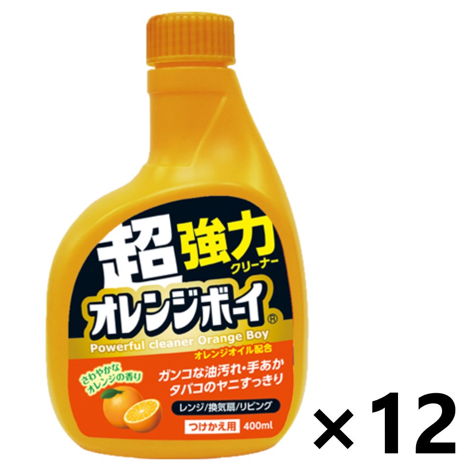 【送料無料(※一部地域を除く)】オレンジボーイ強力クリーナー 付替 400mlx12本 第一石鹸