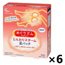 【おまとめ売り】めぐりズム じんわりスチーム 足パック 無香料 6枚入x6箱 花王(4)
