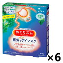 【おまとめ売り】めぐりズム 蒸気でホットアイマスク 森林浴の香り 5枚入x6箱 花王(4)