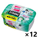 【送料無料】トイレクイックル ストロング エクストラハーブの香り 容器入 8枚入x12個 花王