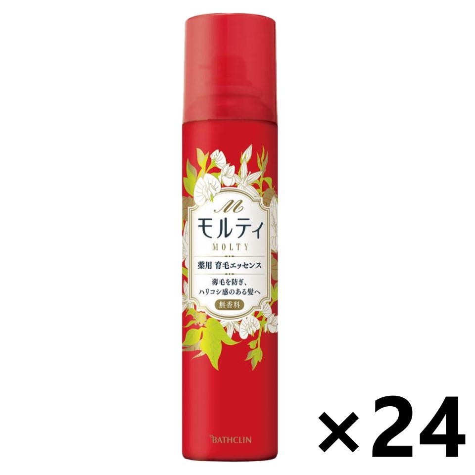 【送料無料】モルティ 薬用育毛エッセンス 無香料 130gx24本 株式会社バスクリン