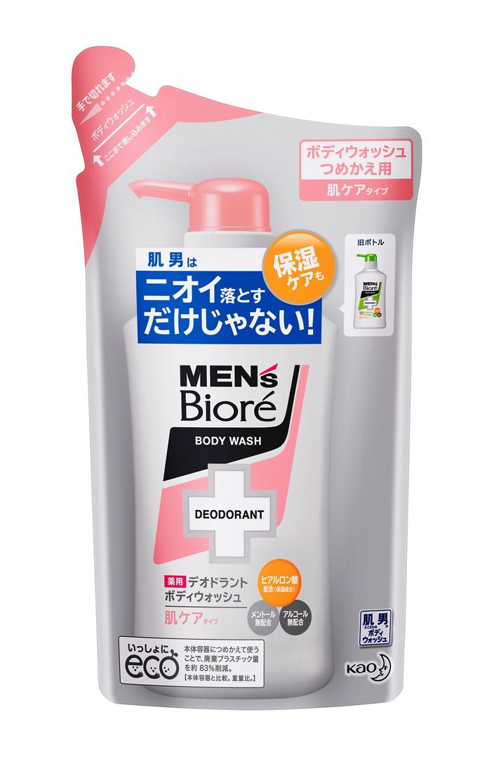 メンズビオレ 薬用デオドラントボディウォッシュ 肌ケアタイプ つめかえ用 380ml ボディソープ 花王