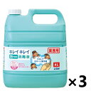 【送料無料】＜業務用＞ キレイキレ 泡で出てくる消毒液 4Lx3個 手指消毒剤 ライオンハイジーン