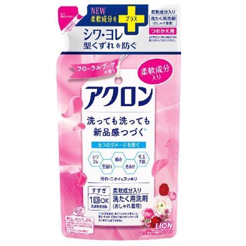 アクロン フローラルブーケの香り つめかえ用 380ml 洗濯用洗剤液体オシャレ着ケア ライオン