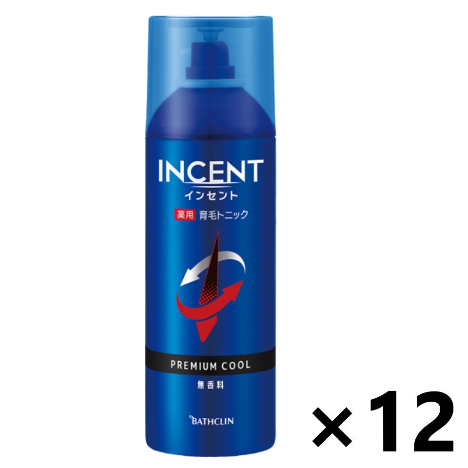 【送料無料】インセント 薬用育毛トニック 無香料プレミアムクール 260gx12本 株式会社バスクリン