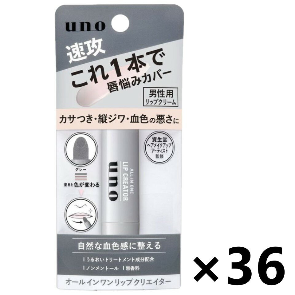 【送料無料】UNO(ウーノ) オールインワンリップクリエイター 2.2gx36コ リップクリーム ファイントゥデイ