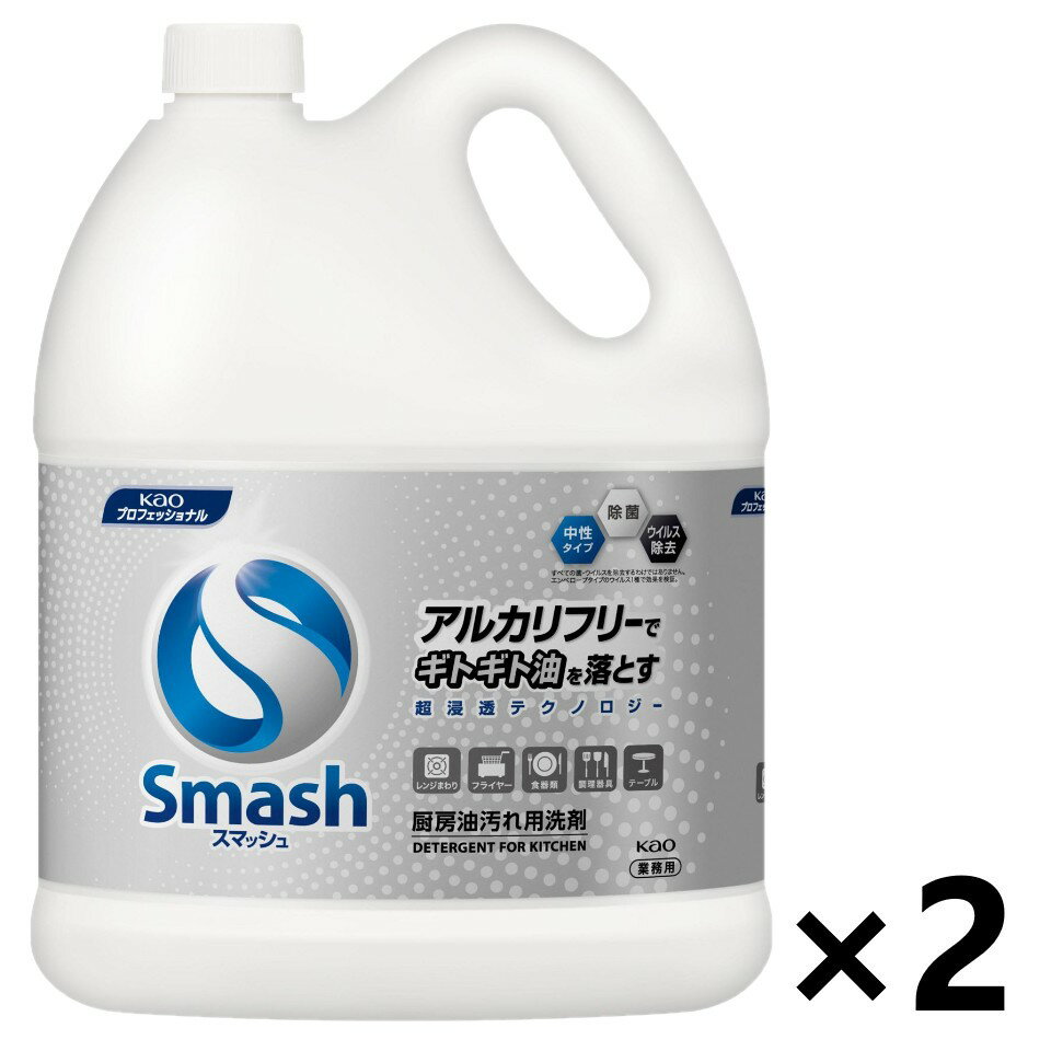 【送料無料】＜業務用＞スマッシュ 5Lx2本 花王プロフェッショナル