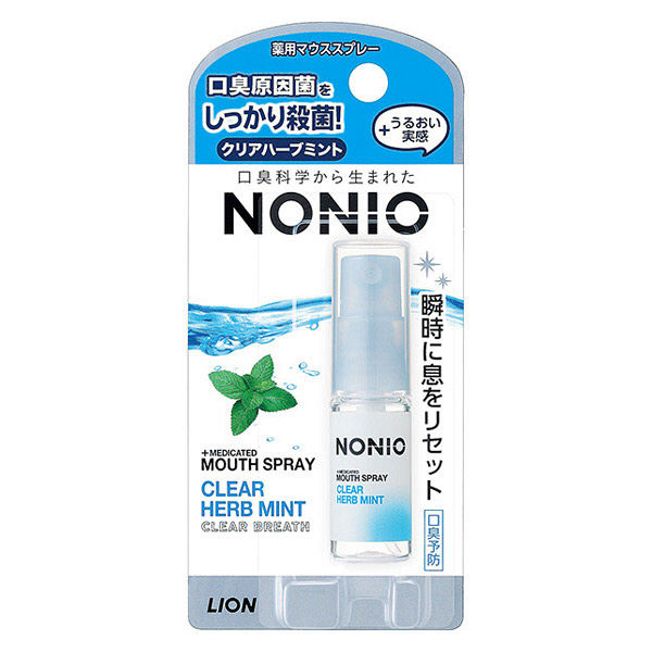 NONIO(ノニオ) マウススプレー クリアハーブミント 5ml 口中剤 口腔清涼剤 デンタルケア ライオン