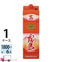 【送料無料※一部地域除く】 茜霧島 25度 1800ml パック 6本 1ケース 芋焼酎 霧島酒造