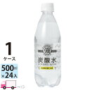 【送料無料※一部地域除く】 強炭酸水 500ml 24本 強炭酸 友桝飲料 ペットボトル 24本 1ケース