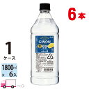【送料無料※一部地域除く】 アサヒ GINONレモン 40度 1800mlペット 6本入 1ケース