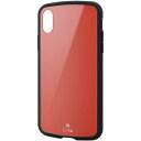 【在庫処分】ELECOM iPhone XS用TOUGH SLIM LITE PM-A18BTSLRD レッド【送料無料】4953103368743